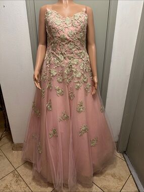 guy in green dress golden globes Jovani 22364
